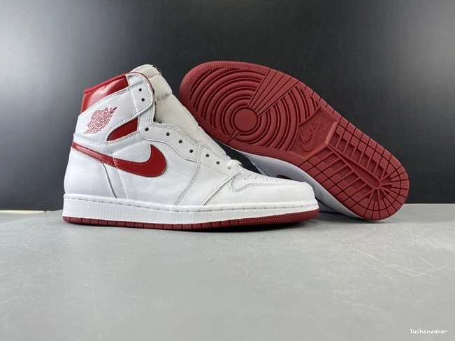 Cheap LUCY Retro Resilient Red Jordan1 555088- 3768 Metallic 1027